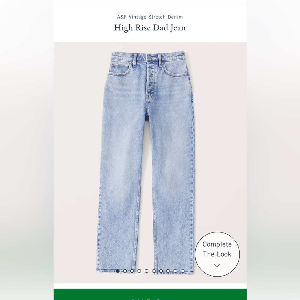 Abercrombie and fitch dad jeans